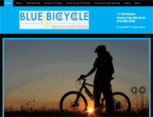 Tablet Screenshot of bluebikefitness.com